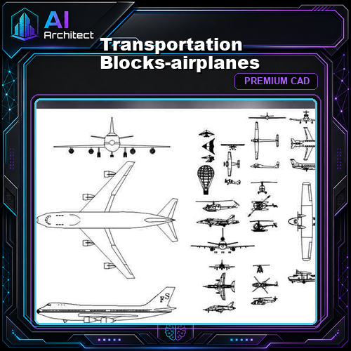 Transportation Blocks-airplanes