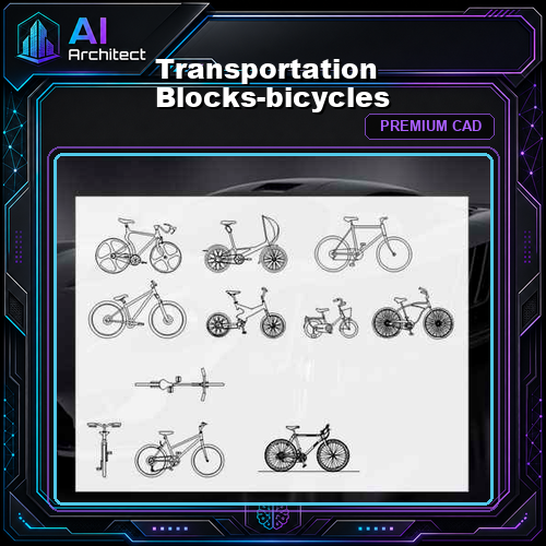 Transportation Blocks-bicycles