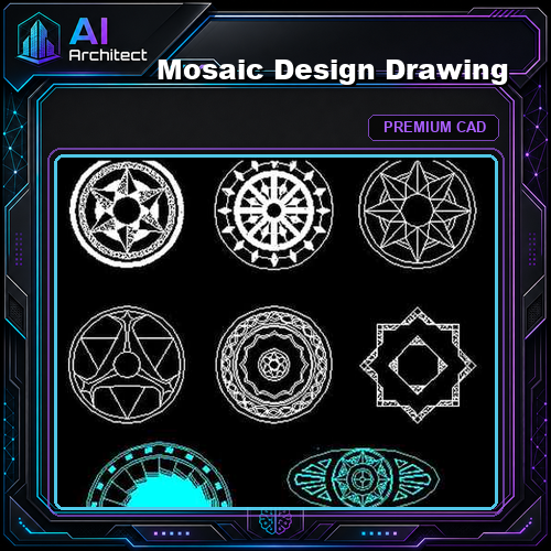 ★【Mosaic Design Drawing】★