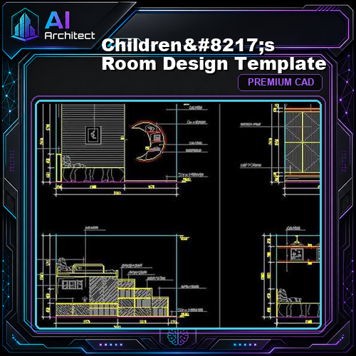 ★【Children's Room Design Template 】★