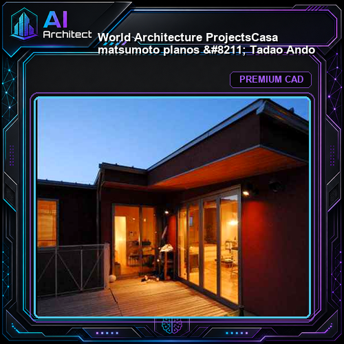 💎【World Architecture Projects】Casa matsumoto planos - Tadao Ando