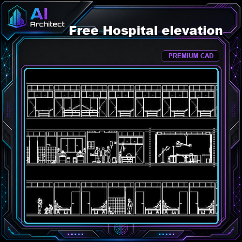 Free Hospital elevation