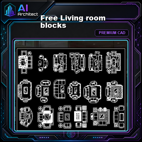 Free Living room blocks