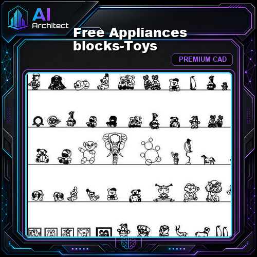 Free Appliances blocks-Toys