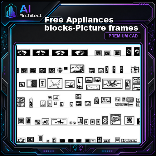 Free Appliances blocks-Picture frames